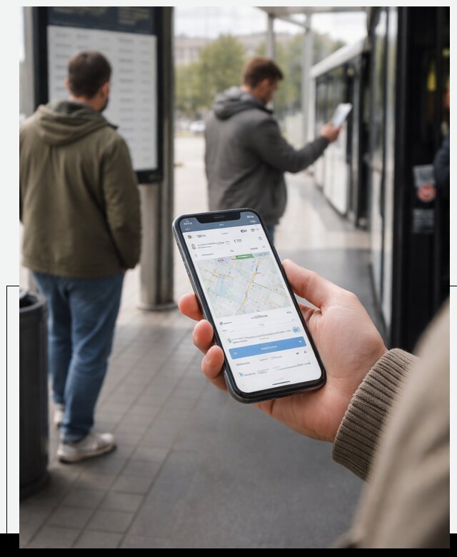Мобильное приложение для пассажиров в Домодедове с оплатой и расписанием